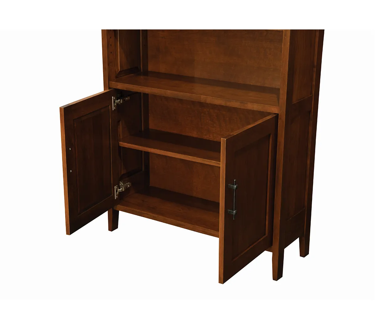 Pierre 36" Bookcase With Doors - Image 2