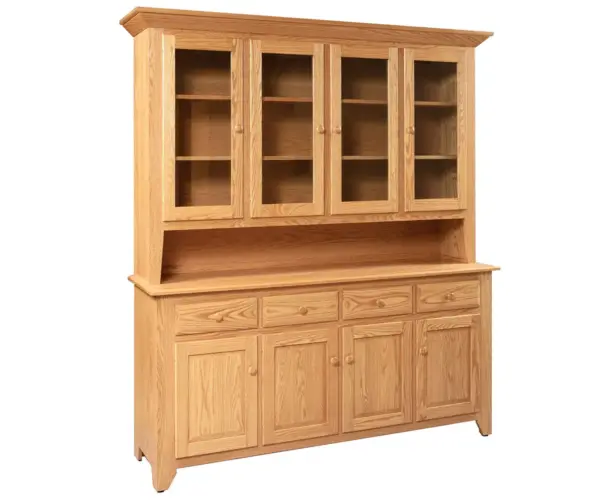 4 Door Shaker Hutch