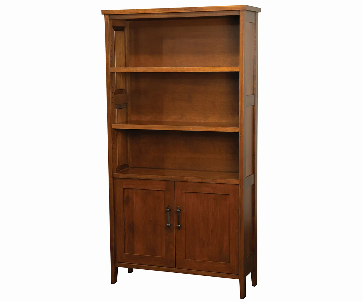 Pierre 36" Bookcase With Doors