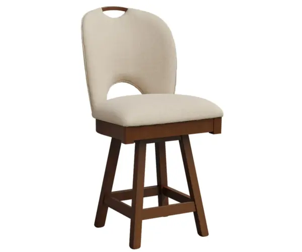 Dove Swivel Barchair