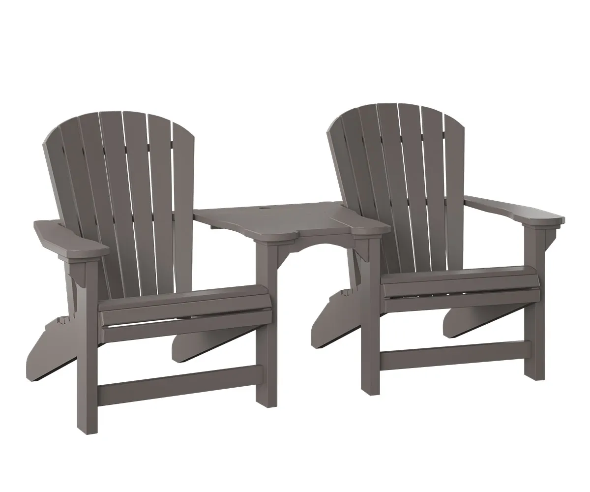 Classic Adirondack Tete-A-Tete