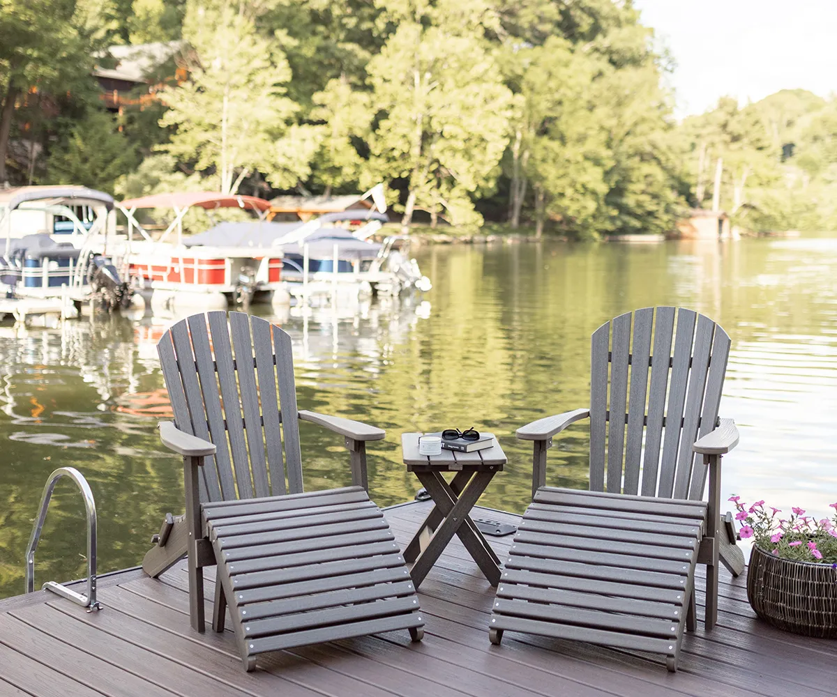 Comfo Back Folding Adirondack Chair - Image 2