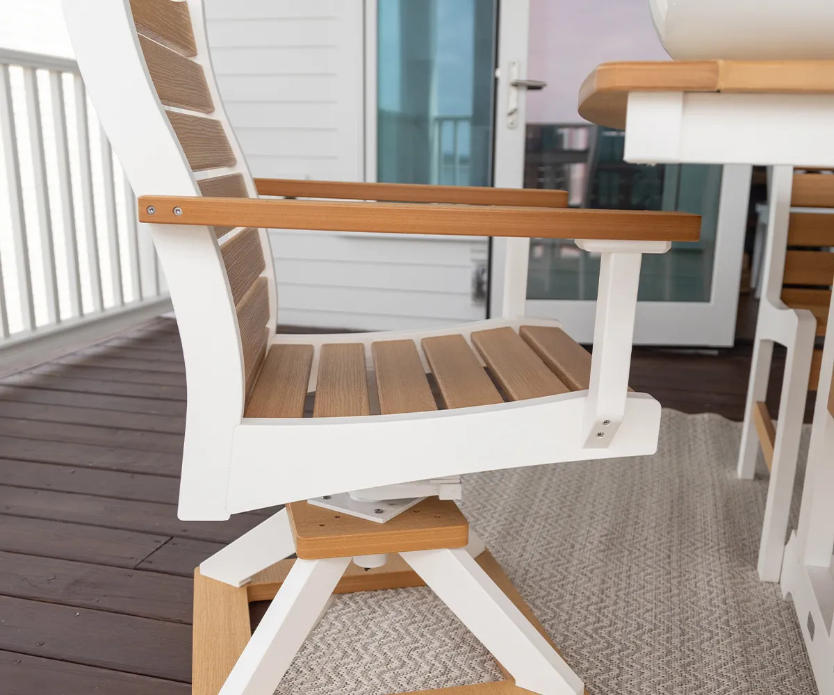 Bristol Swivel Rocker Dining Chair - Image 2