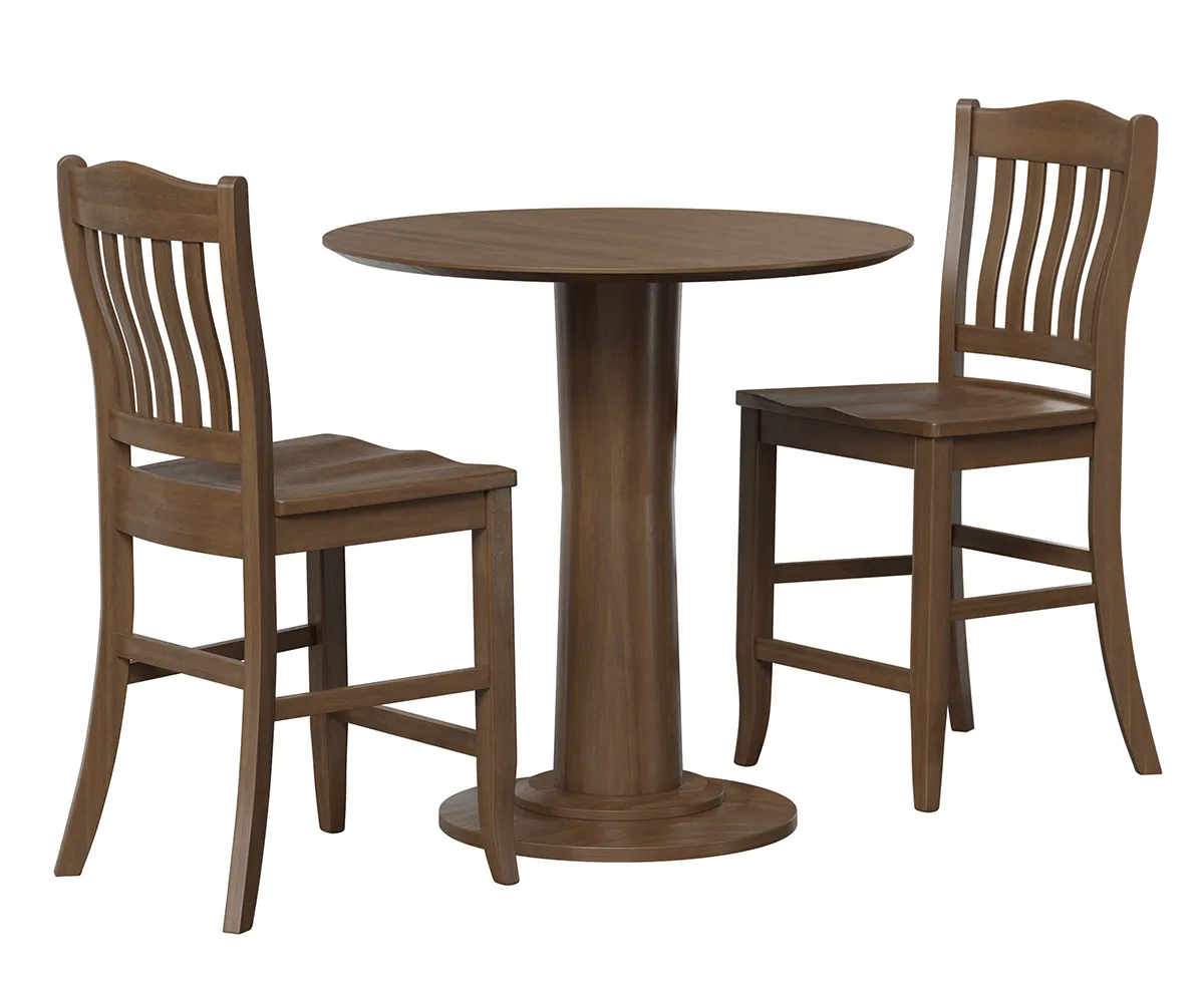 Messner 24" Stationary Bar Chair - Image 2
