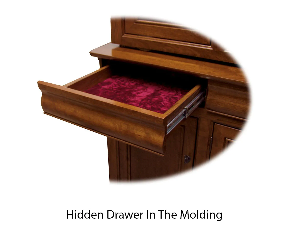 Williamsburg 3 Drawer Nightstand - 30"W - Image 2