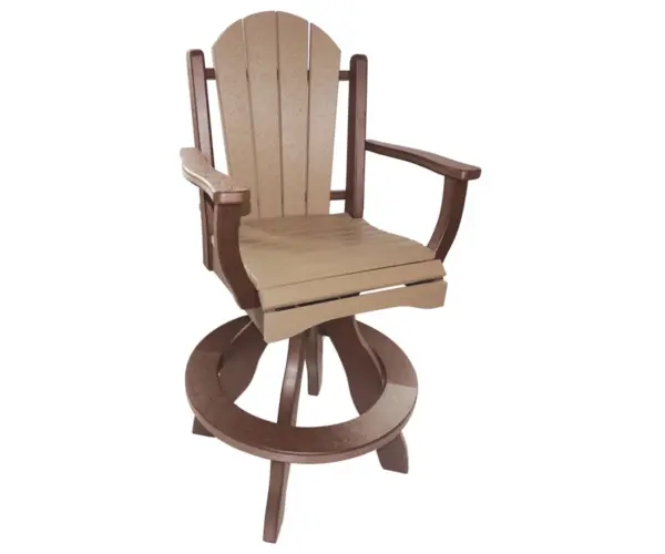 Daisy Comfy Arm Swivel Bar Chair