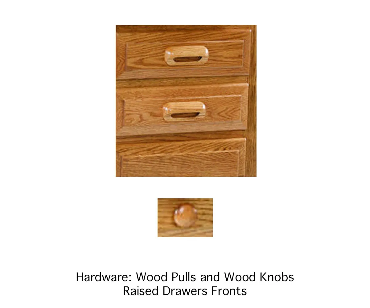 Traditional Regular Desk & Hutch - Image 4