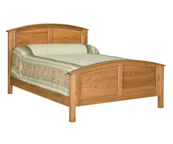 Curved Raised Panel Bed