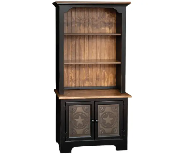 Bookcase With Tin Doors
