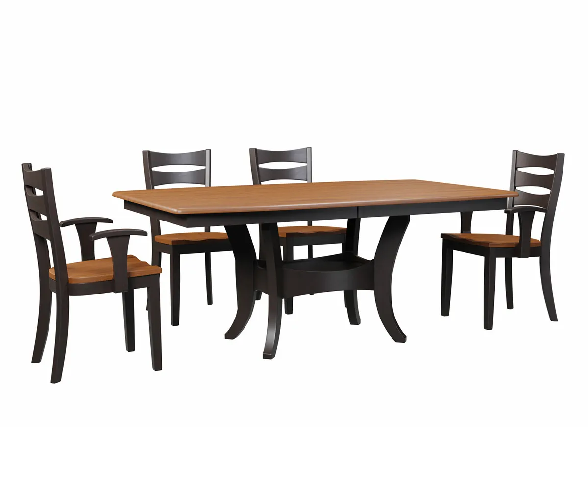 Sierra Double Pedestal Table - Image 2