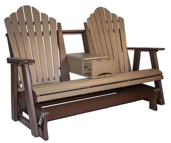 Snuggle-Back 5' Double Glider With Console