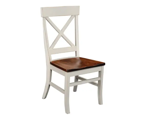 Single X Back Chair