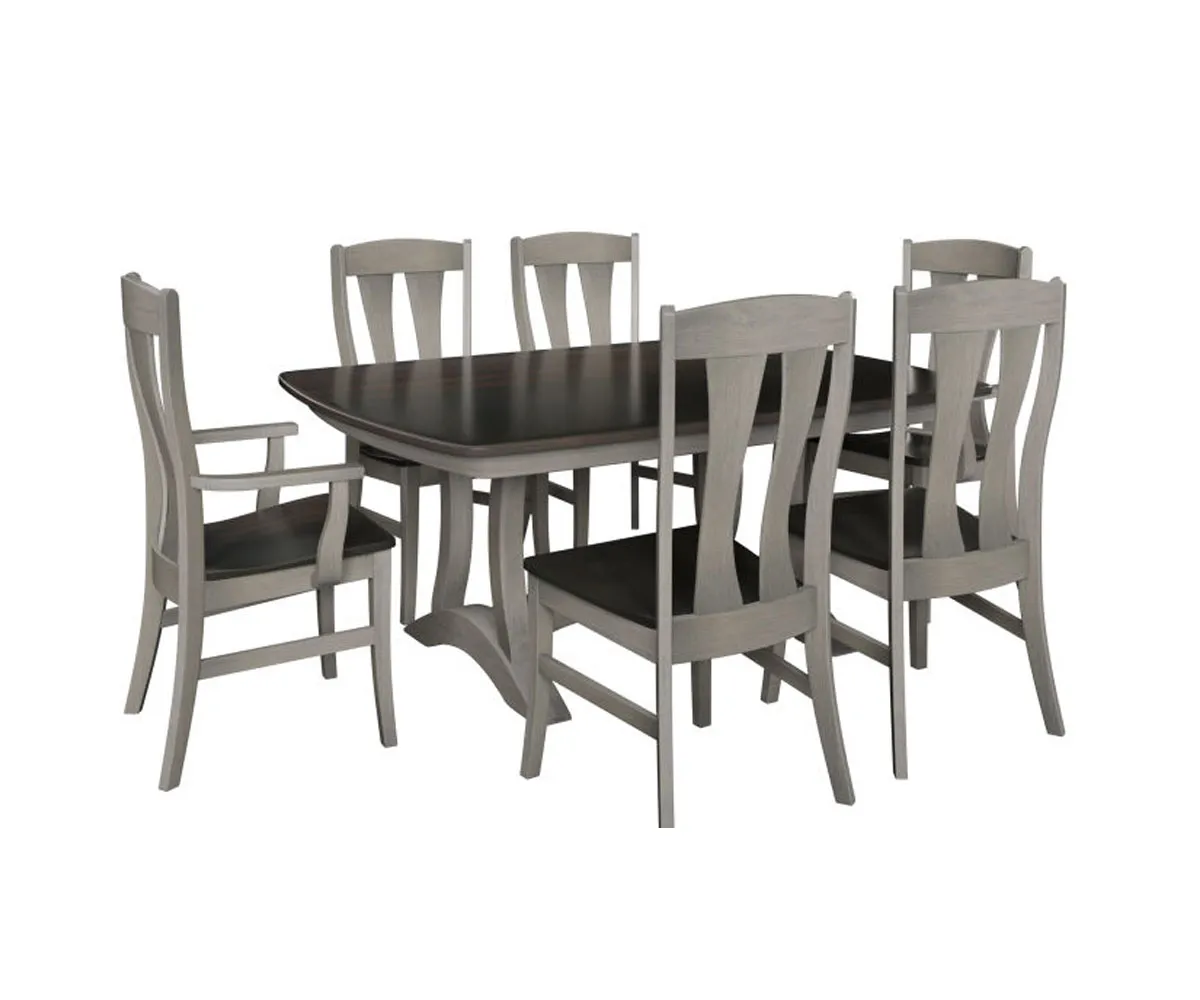 Richfield Double Pedestal Table - Image 2