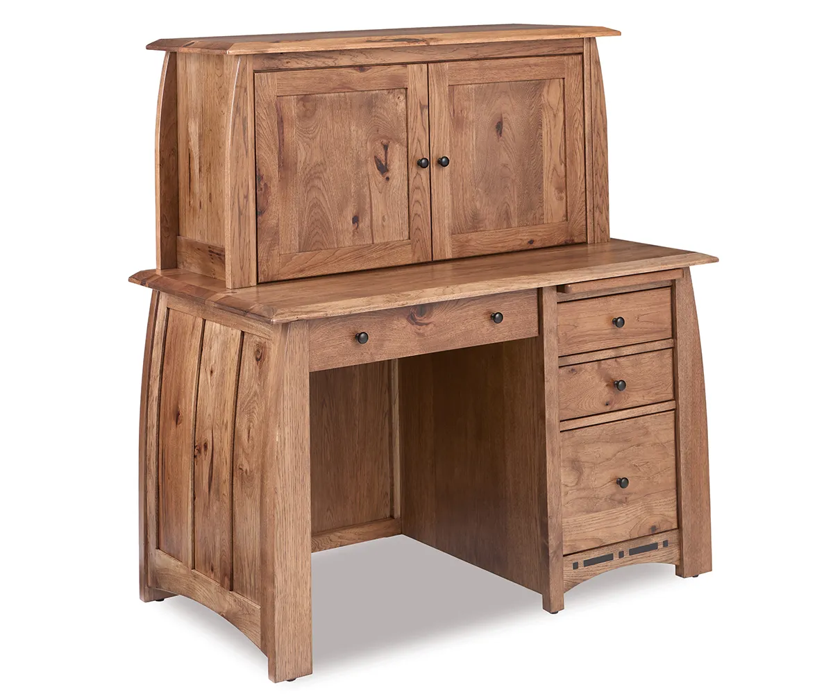 Boulder Creek Desk With Hutch