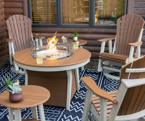 Round Fire Table Collection