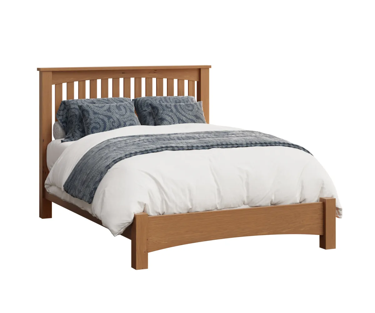 Elite Slat Bed With Low Footboard