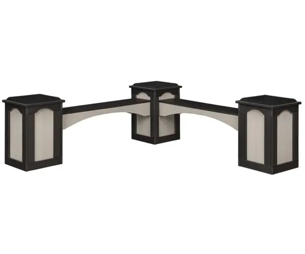 L-Shaped Classic Planter Bench