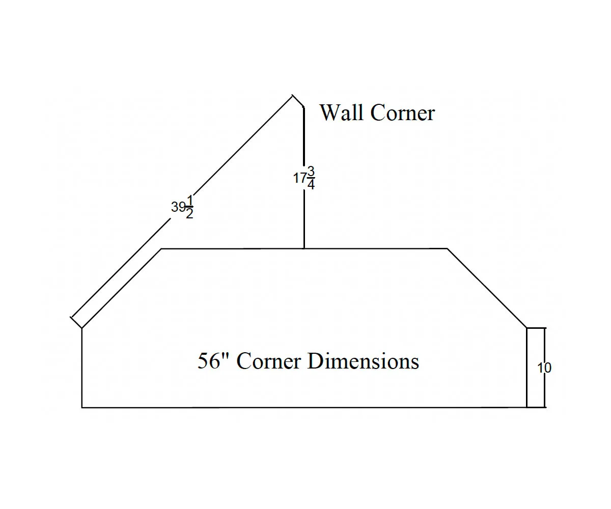 Westfield Corner Media Console - 56"W - Image 2