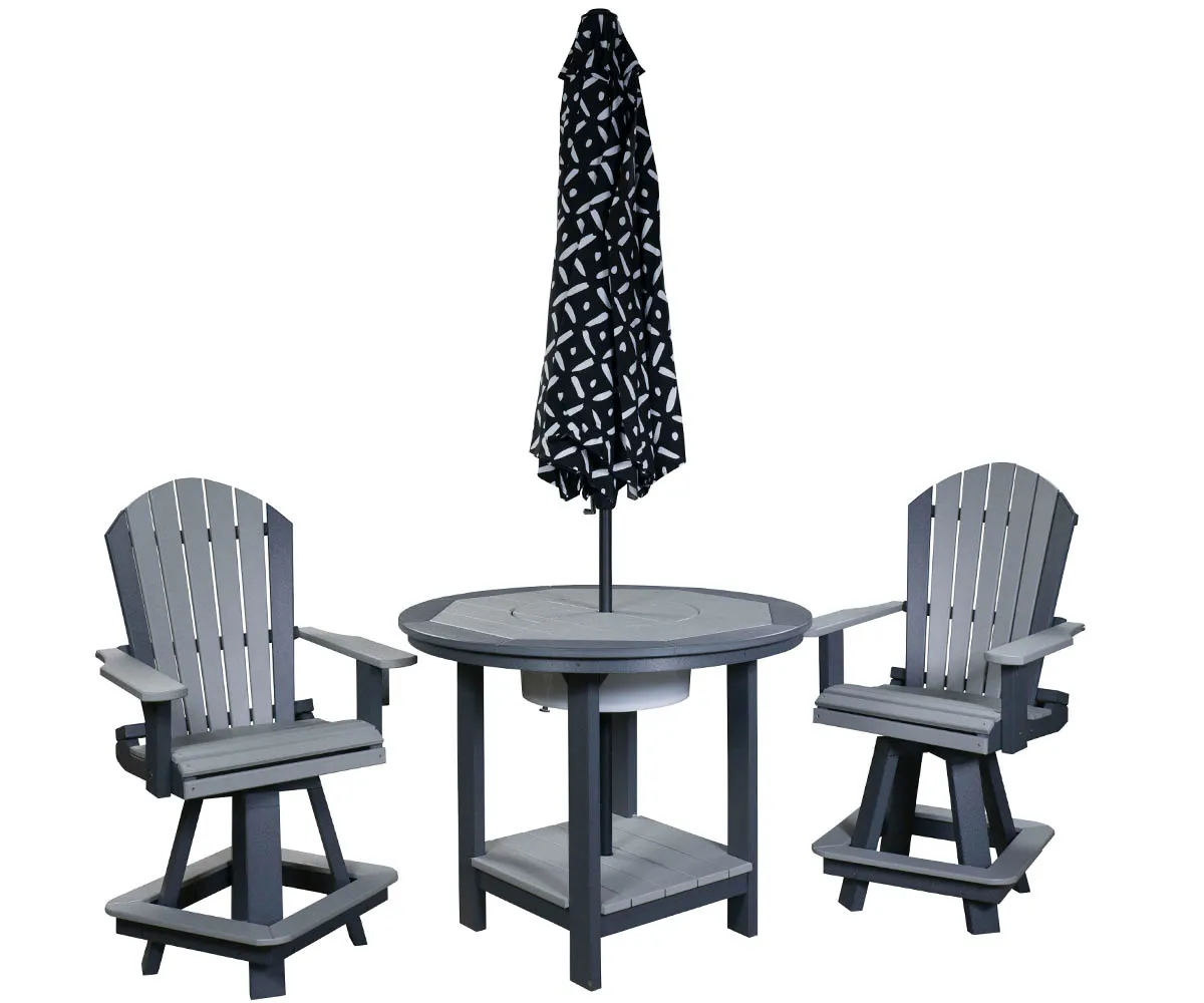 Adirondack High Bar Swivel Chair - Image 2