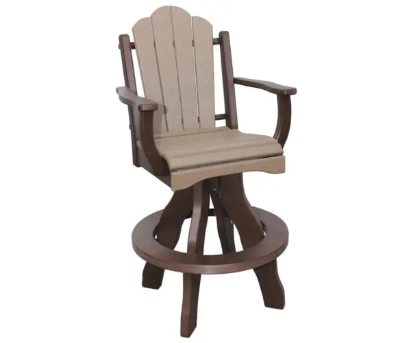 Daisy Arm Swivel Bar Chair