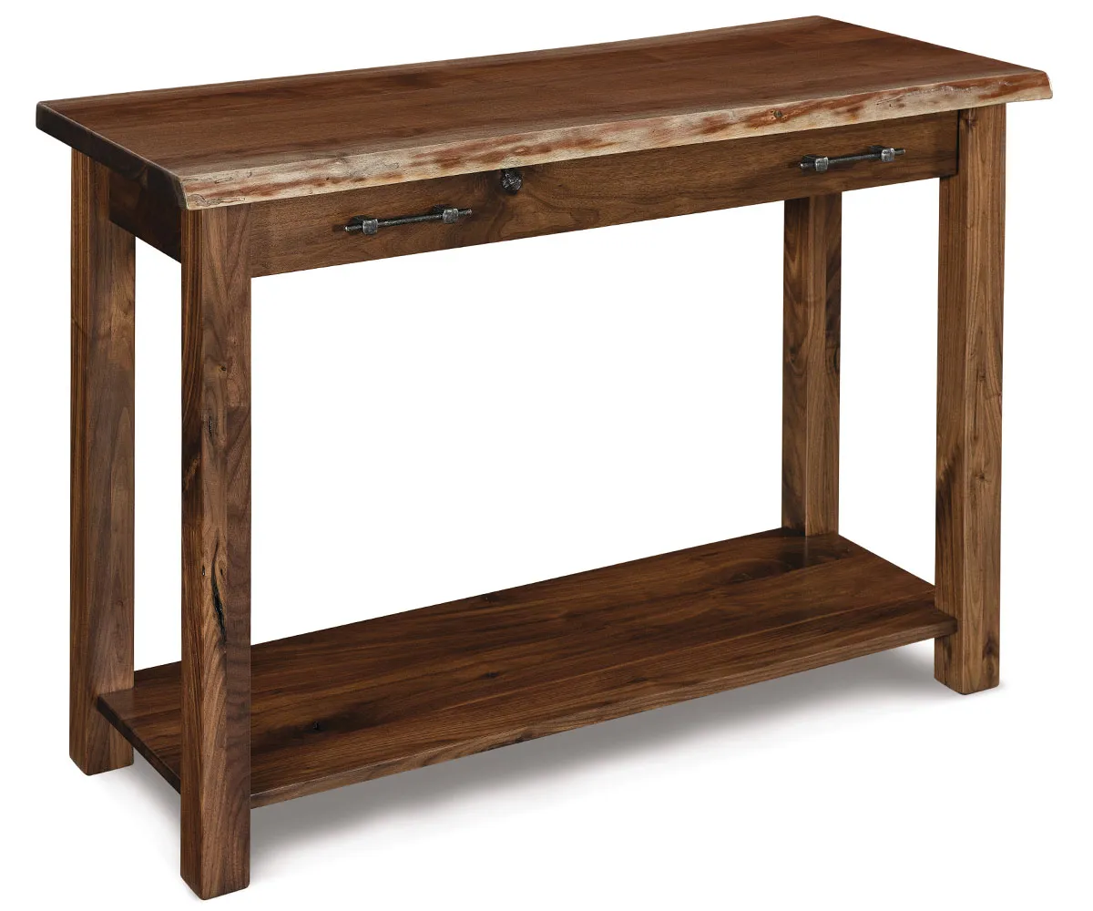 Timbra Sofa Table - Live Edge