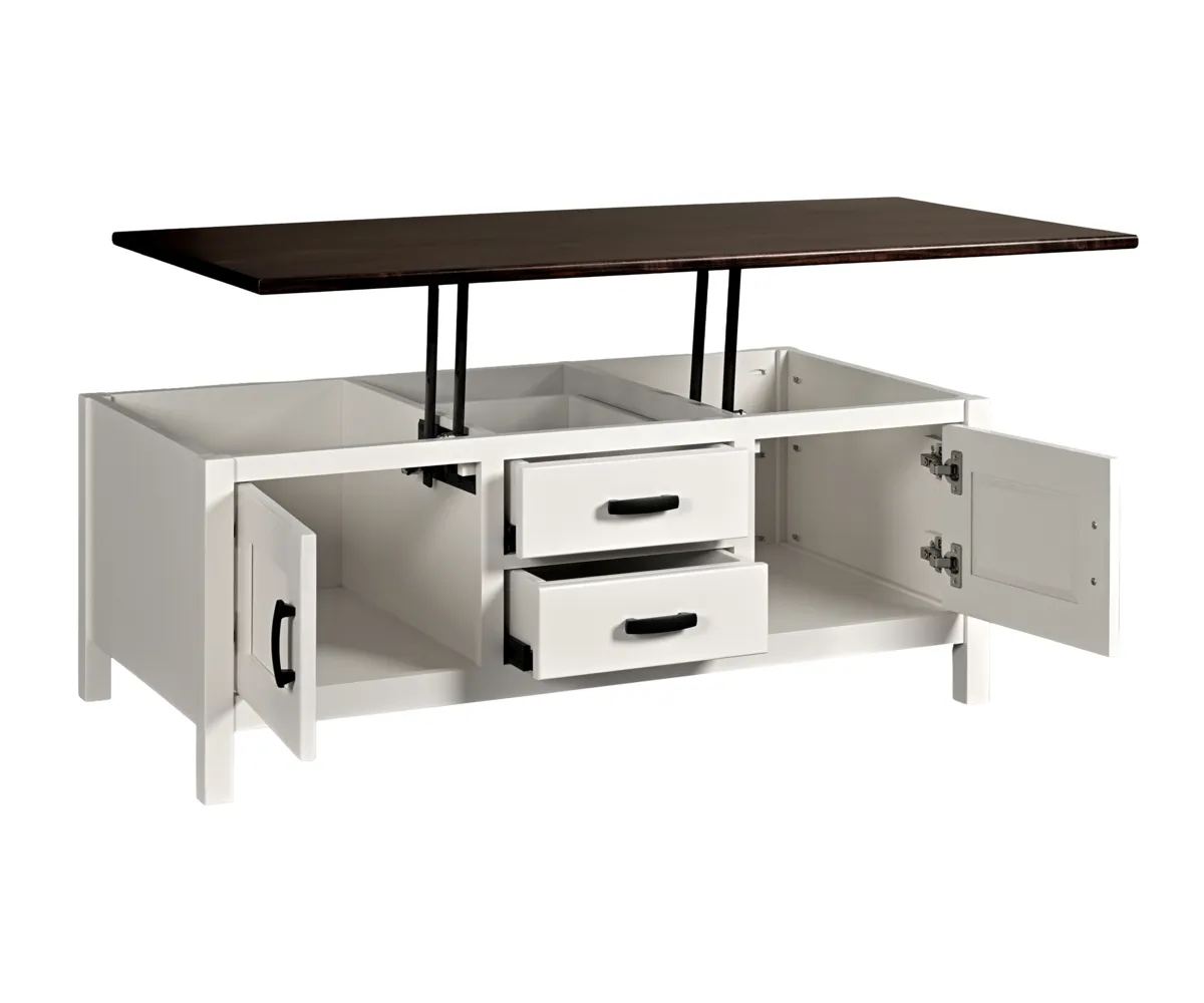 Arlington Enclosed Lift Top Coffee Table - Image 2