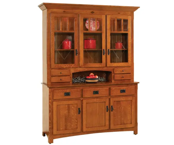 Century Mission 3 Door Hutch