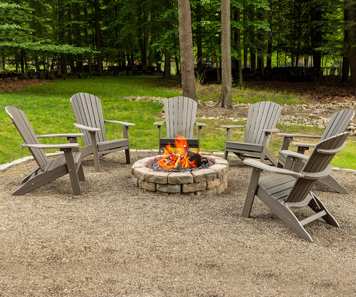 Comfy-Back Folding Adirondack Chair - Image 2