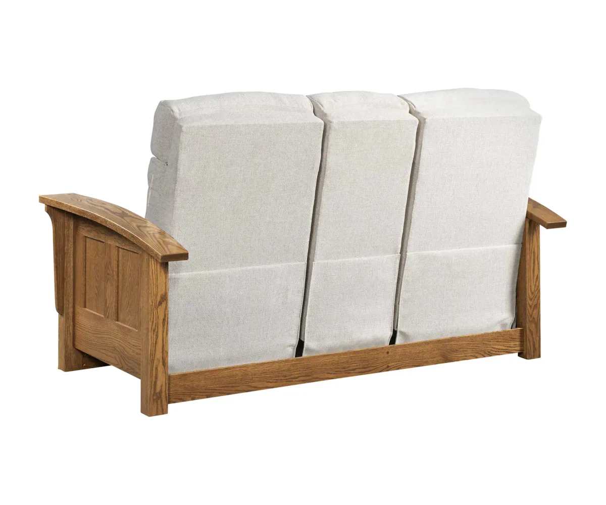 Shaker Center Console Recliner Love Seat - Image 4