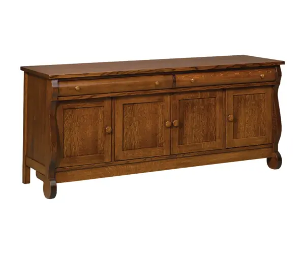 Old Classic Sleigh Media Stand - 72"W