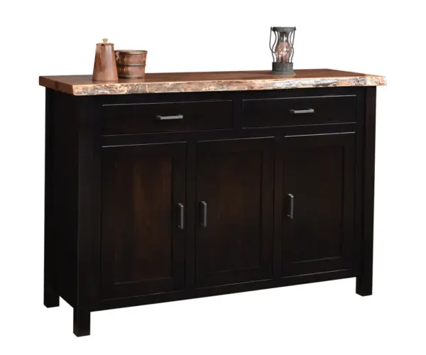 Adele Buffet with Live Edge Top