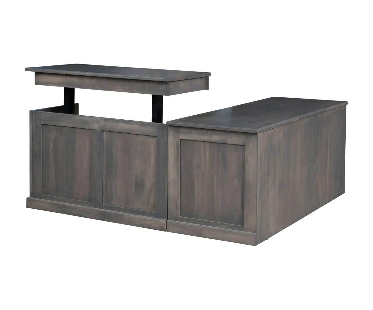 Urban L Desk With Adjustable Return - Image 2