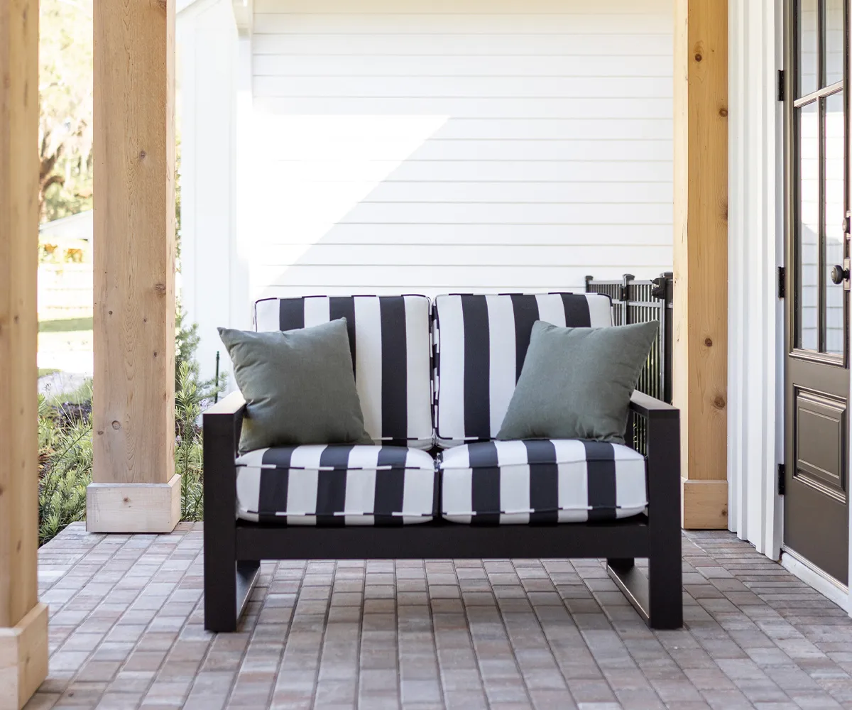 Nordic High Back Loveseat - Image 2