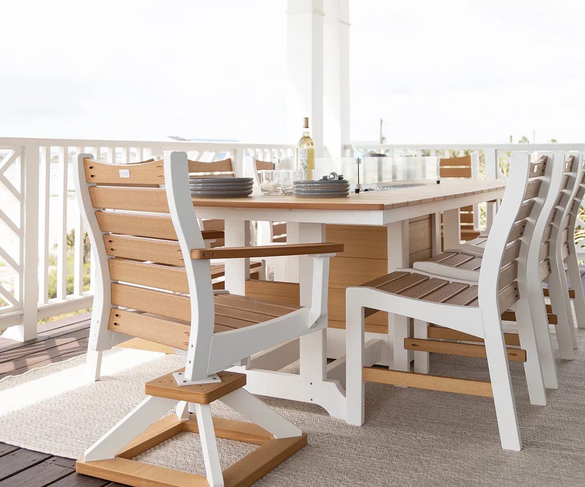 Bristol Swivel Rocker Dining Chair - Image 3