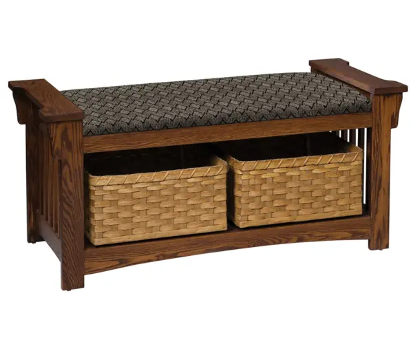 Mission Slat Bench