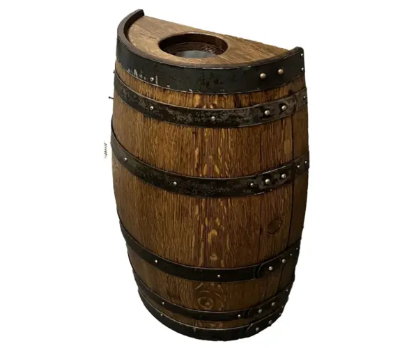 Half Trash Barrel