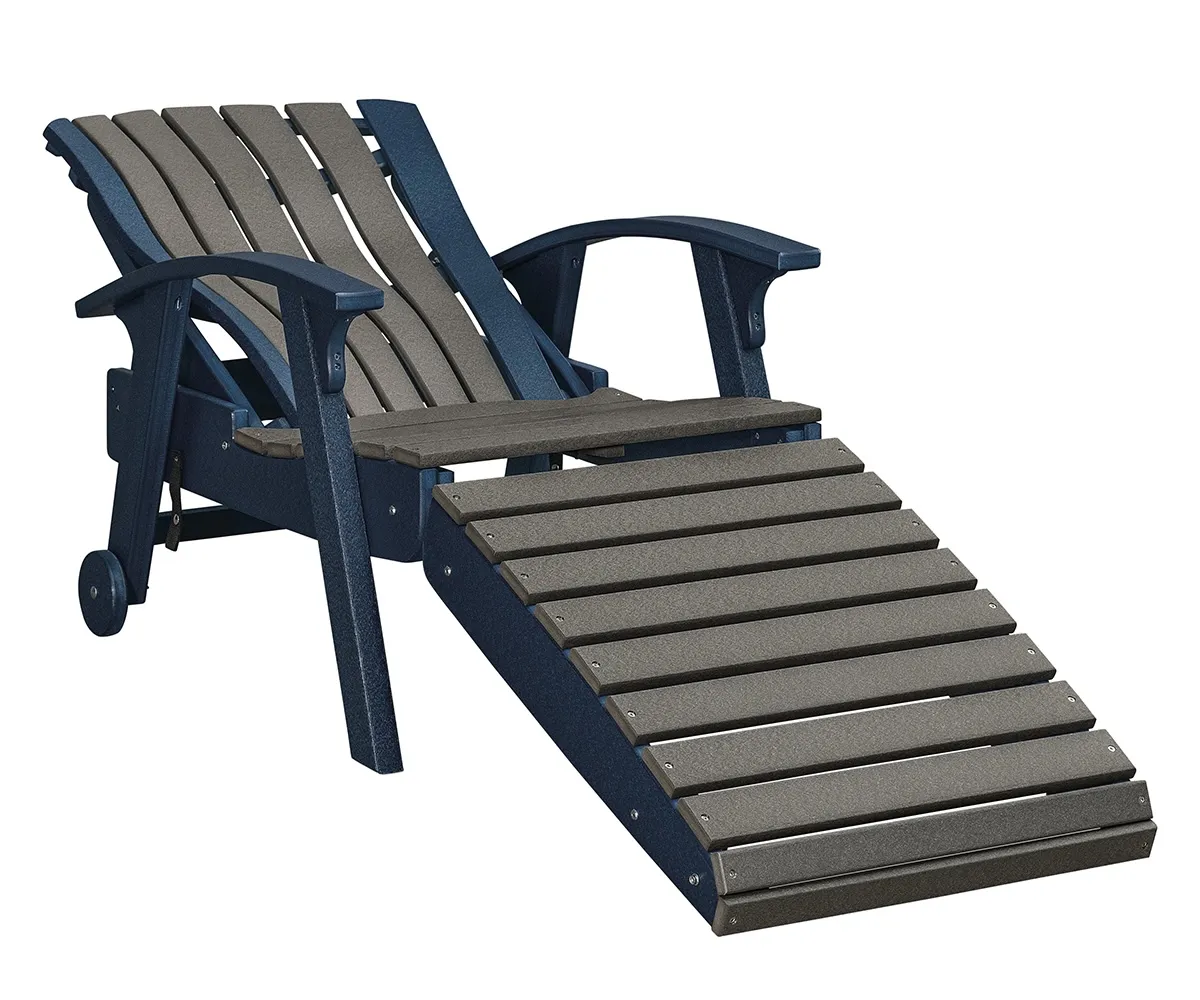 Lounge With Folding Footrest - Image 4
