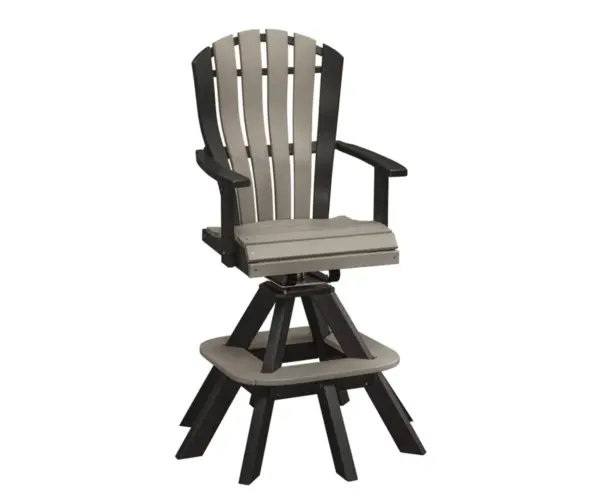 Bentback Bar Height Swivel Chair With Springs