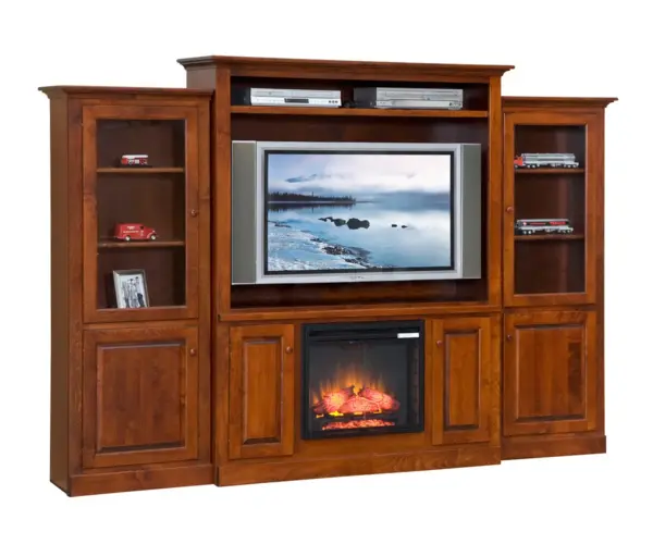 Entertainment Center with 26" Fireplace