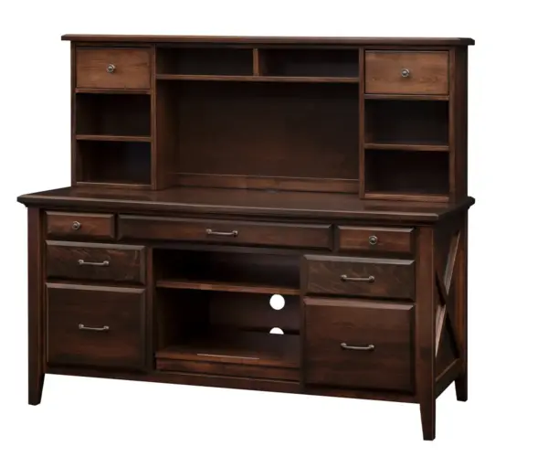 Newport Large Hutch and Credenza
