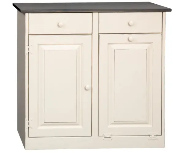 Trash Bin Cabinet Combo