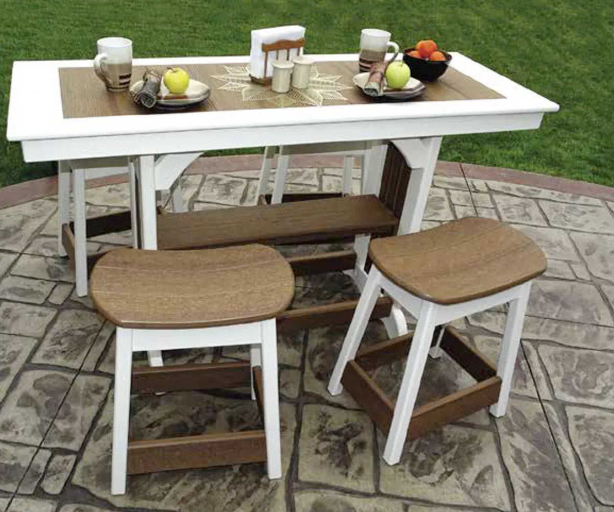 22" x 72" Brunch / Buffet Table With Removable Shelf - Image 3