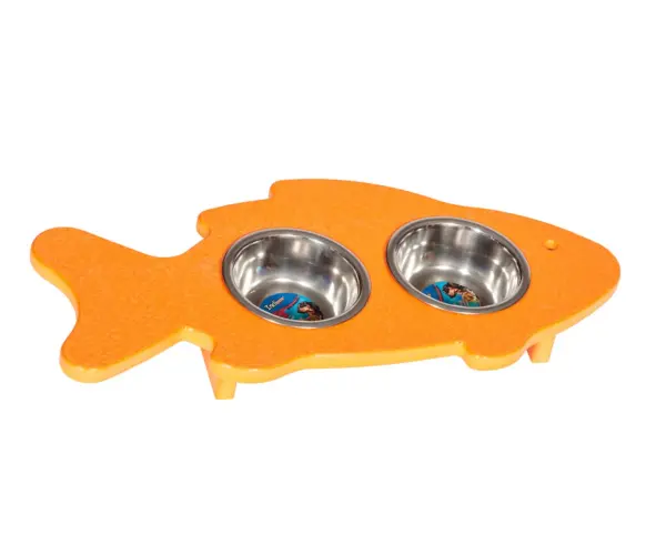 Fish ½ Pint Poly Cat Feeder