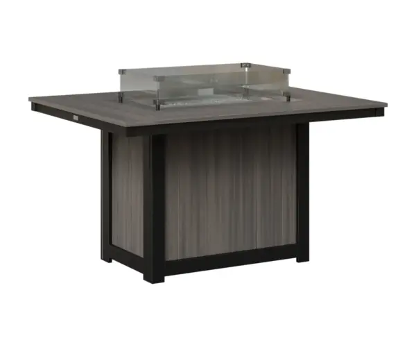 Donoma 42" x 54" Rectangular Dining Fire Table