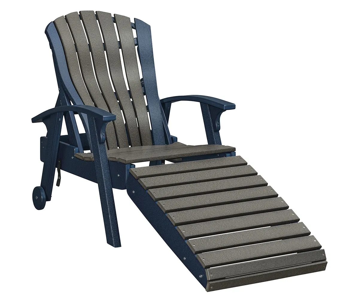 Lounge With Folding Footrest - Image 2
