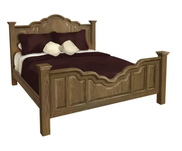 Wavy Cathedral Bed
