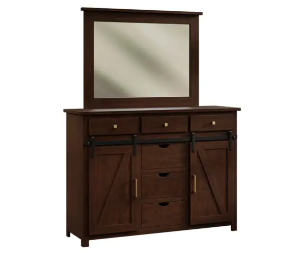 Barndoor 6 Drawer High Dresser