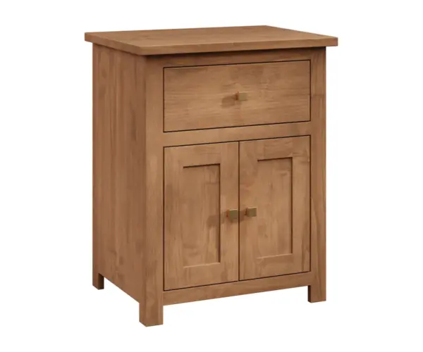 Hudson 1 Drawer Nightstand with Doors