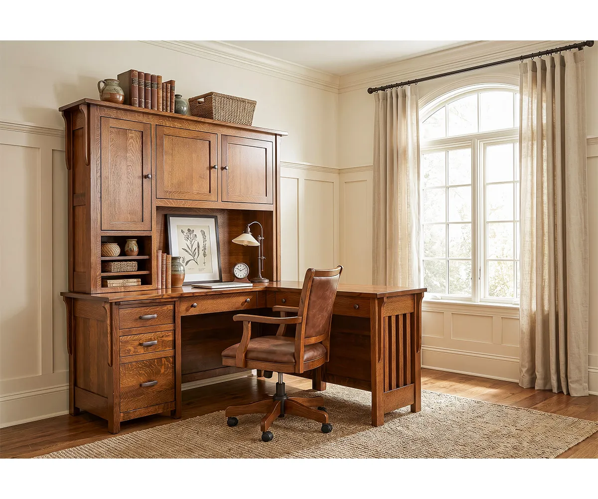 Boston Bookcase Desk - Image 5