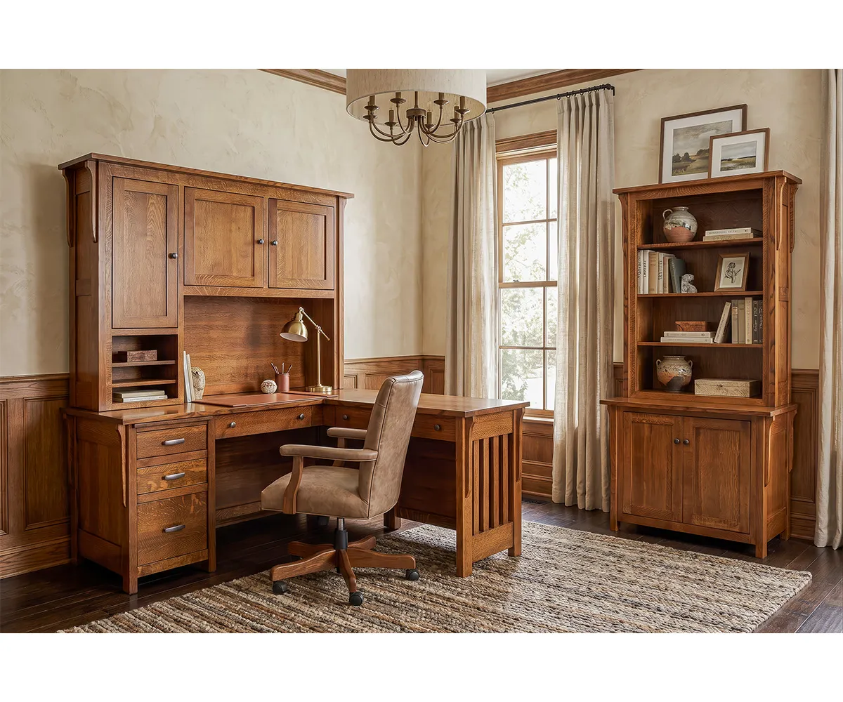 Boston Bookcase Desk - Image 3